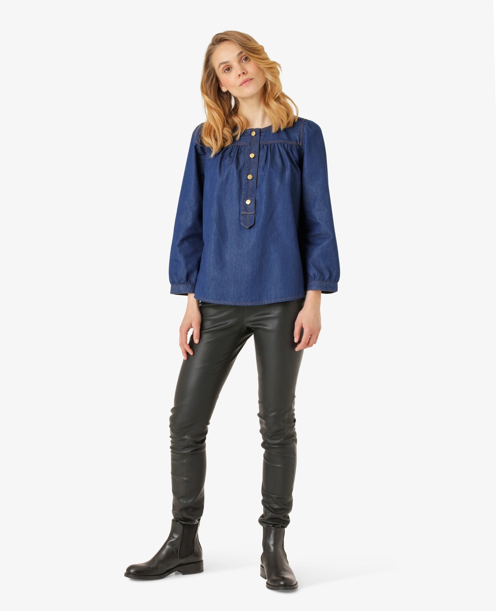 LINANN LEGGING EN CUIR