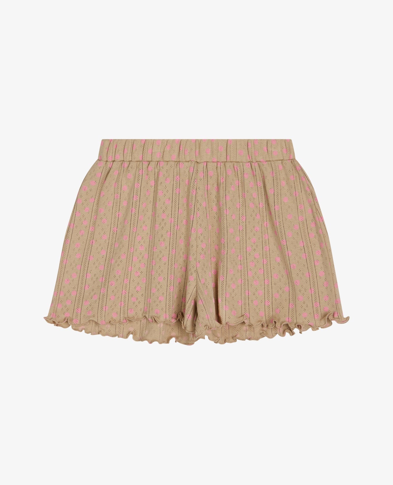BONETNNM SHORT EN MAILLE POINTELLE EN COTON BIOLOGIQUE